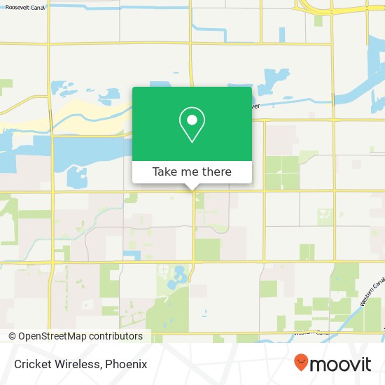 Cricket Wireless map