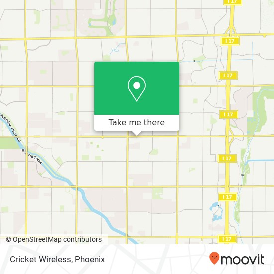 Cricket Wireless map