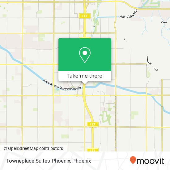 Towneplace Suites-Phoenix map