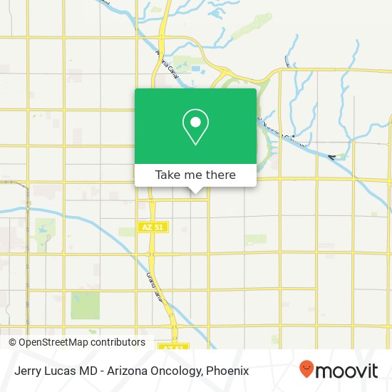 Jerry Lucas MD - Arizona Oncology map