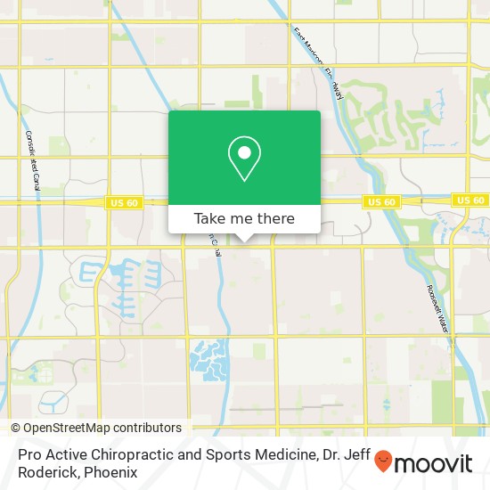 Pro Active Chiropractic and Sports Medicine, Dr. Jeff Roderick map