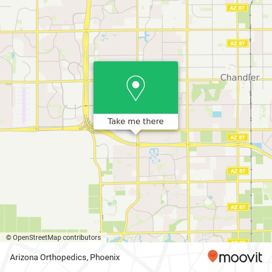 Arizona Orthopedics, 1100 S Dobson Rd Chandler, AZ 85286 map