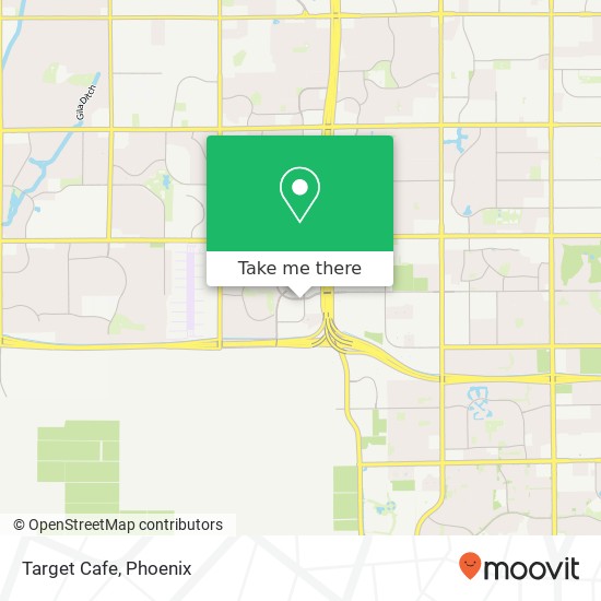 Mapa de Target Cafe, 3415 W Frye Rd Chandler, AZ 85226