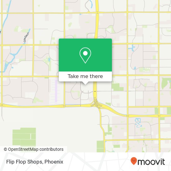 Mapa de Flip Flop Shops, Chandler, AZ 85226