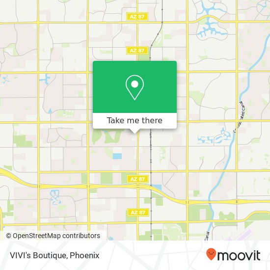 Mapa de VIVI's Boutique, 95 W Boston St Chandler, AZ 85225