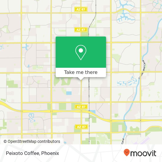 Mapa de Peixoto Coffee, 11 W Boston St Chandler, AZ 85225