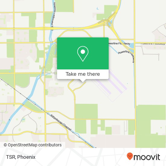 Mapa de TSR, 6263 S Taxiway Cir Mesa, AZ 85212