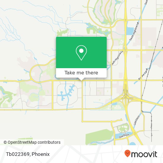 Mapa de Tb022369, 15604 S 40th St Phoenix, AZ 85048