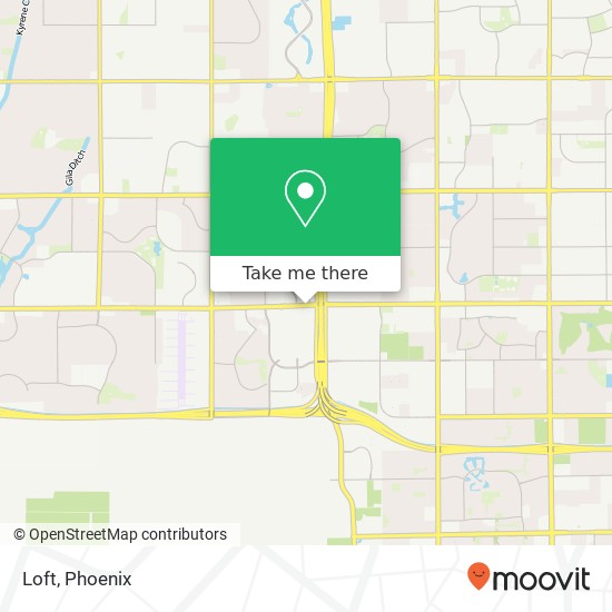 Mapa de Loft, 3111 W Chandler Blvd Chandler, AZ 85226