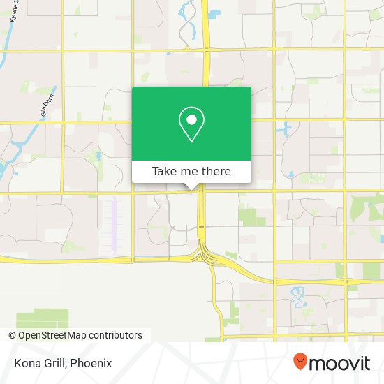 Mapa de Kona Grill, 3111 W Chandler Blvd Chandler, AZ 85226