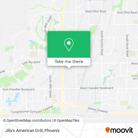 Jilly's American Grill map