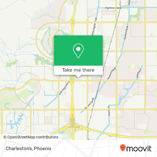 Mapa de Charleston's, 1040 N 54th St Chandler, AZ 85226