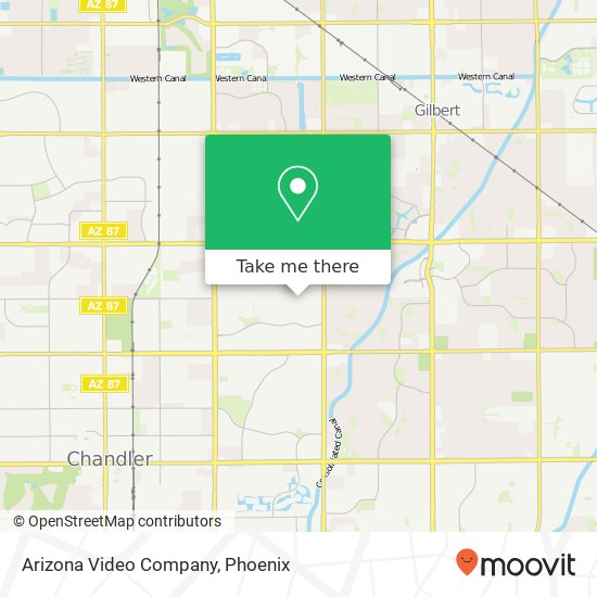 Arizona Video Company, 1700 E Kent Ave Chandler, AZ 85225 map