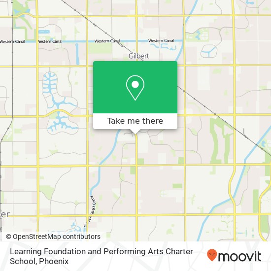 Learning Foundation and Performing Arts Charter School map