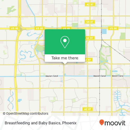 Mapa de Breastfeeding and Baby Basics, 2815 S Alma School Rd Mesa, AZ 85210