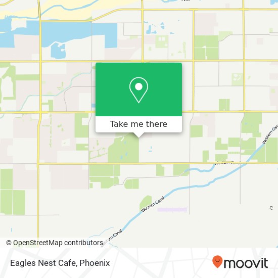 Mapa de Eagles Nest Cafe, 8440 S 35th Ave Laveen, AZ 85339