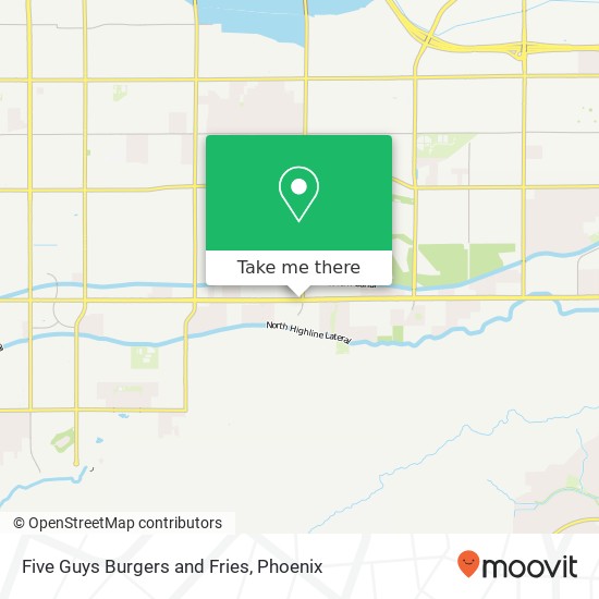Five Guys Burgers and Fries, E Baseline Rd Phoenix, AZ 85042 map