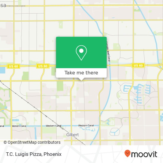 T.C. Luigis Pizza, 2285 E Baseline Rd Gilbert, AZ 85234 map