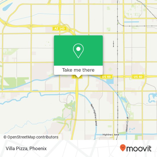 Villa Pizza, 5000 S Arizona Mills Cir Tempe, AZ 85282 map