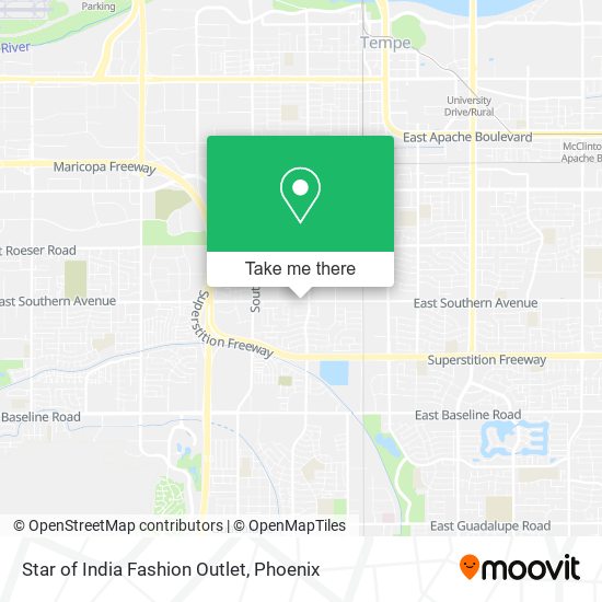 Star of India Fashion Outlet map