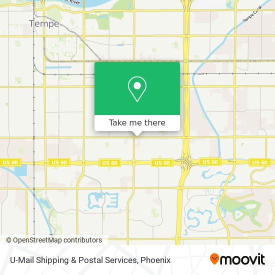 U-Mail Shipping & Postal Services map