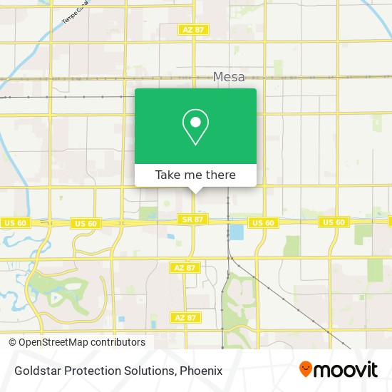 Goldstar Protection Solutions map
