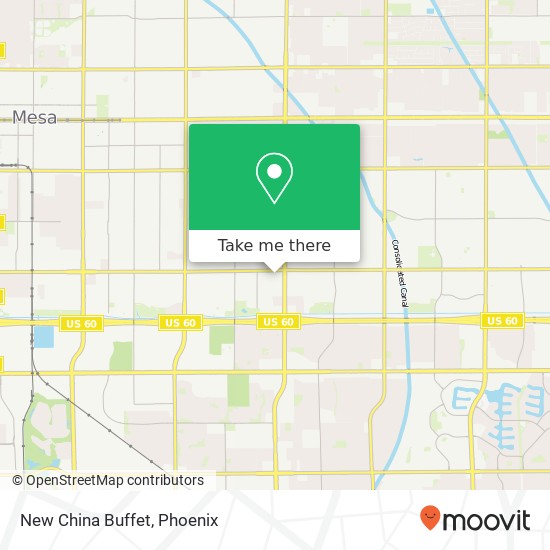 New China Buffet, 1230 S Gilbert Rd Mesa, AZ 85204 map