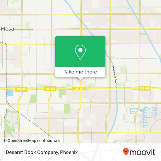 Deseret Book Company map