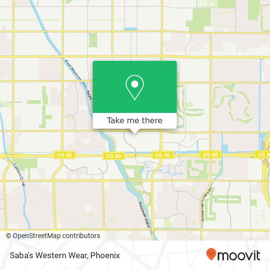 Saba's Western Wear, 6321 E Southern Ave Mesa, AZ 85206 map