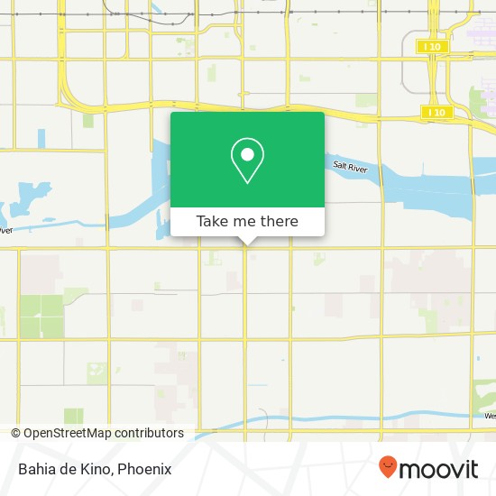 Mapa de Bahia de Kino, 24 E Broadway Rd Phoenix, AZ 85040