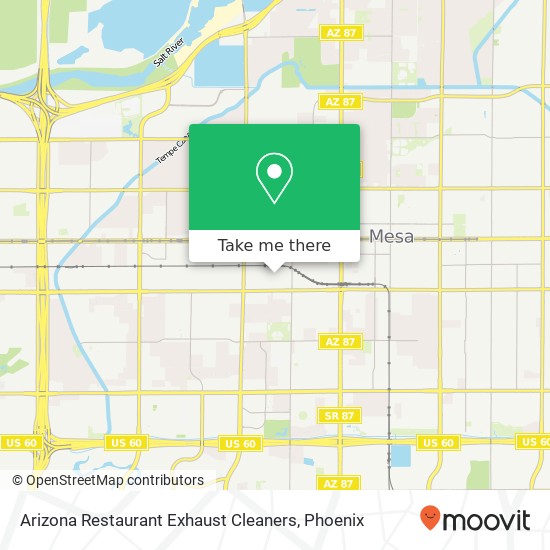 Arizona Restaurant Exhaust Cleaners, 310 S Nina Dr Mesa, AZ 85210 map