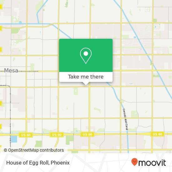 House of Egg Roll, 1910 E Broadway Rd Mesa, AZ 85204 map