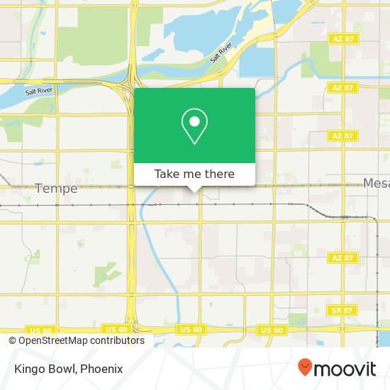 Kingo Bowl, 66 S Dobson Rd Mesa, AZ 85202 map