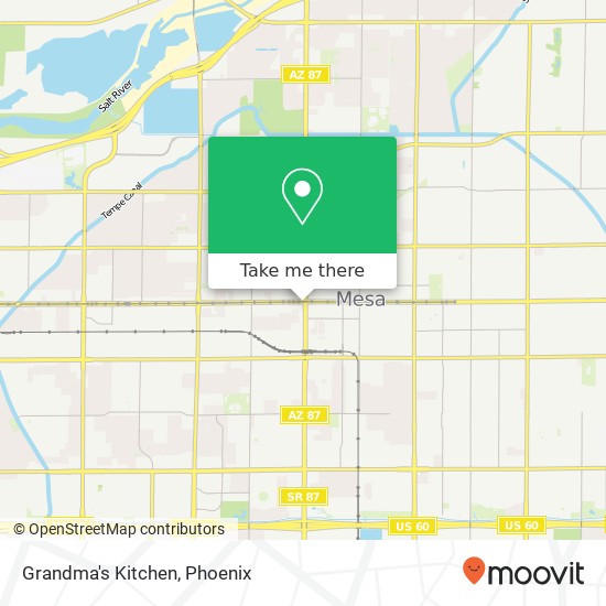 Grandma's Kitchen, 405 W Main St Mesa, AZ 85201 map