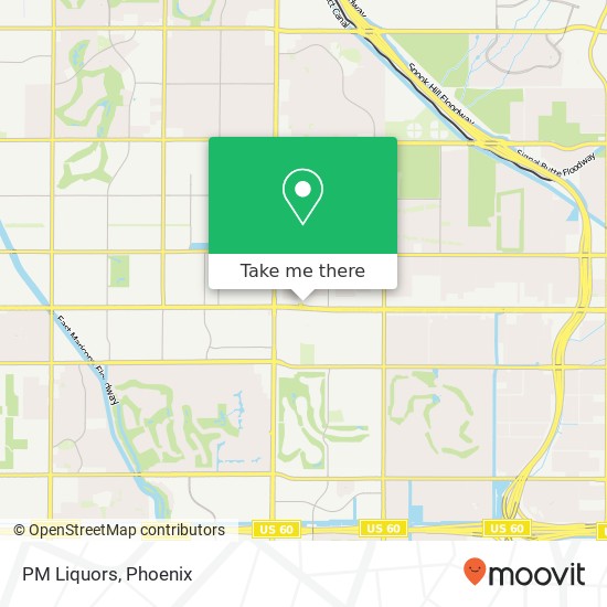 PM Liquors map