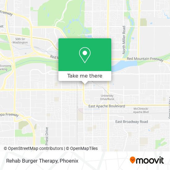 Rehab Burger Therapy map