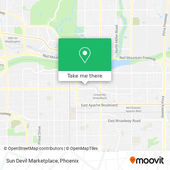 Sun Devil Marketplace map