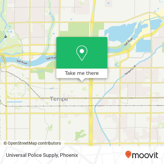 Mapa de Universal Police Supply, 2090 E University Dr Tempe, AZ 85281