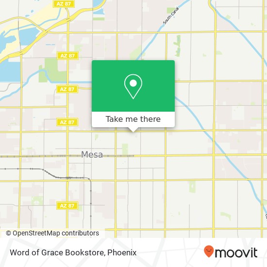 Word of Grace Bookstore map