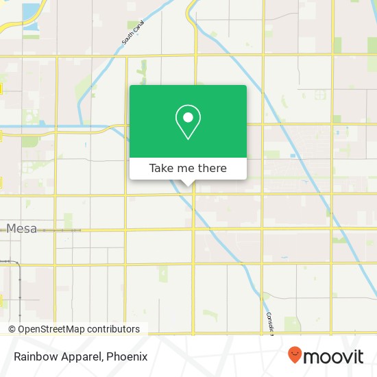 Rainbow Apparel, 1900 E University Dr Mesa, AZ 85203 map