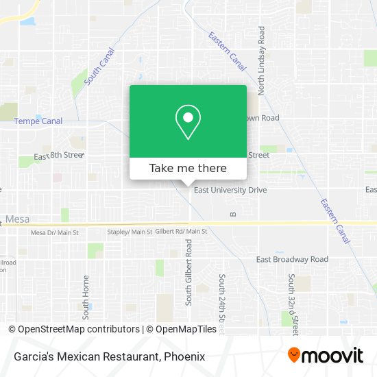Mapa de Garcia's Mexican Restaurant