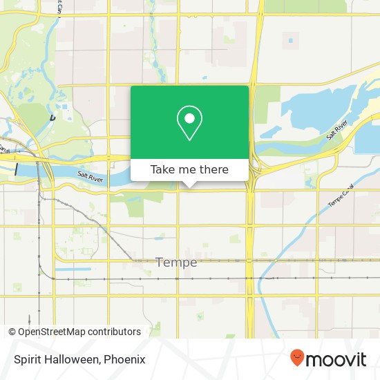 Spirit Halloween, 1800 E Rio Salado Pkwy Tempe, AZ 85281 map