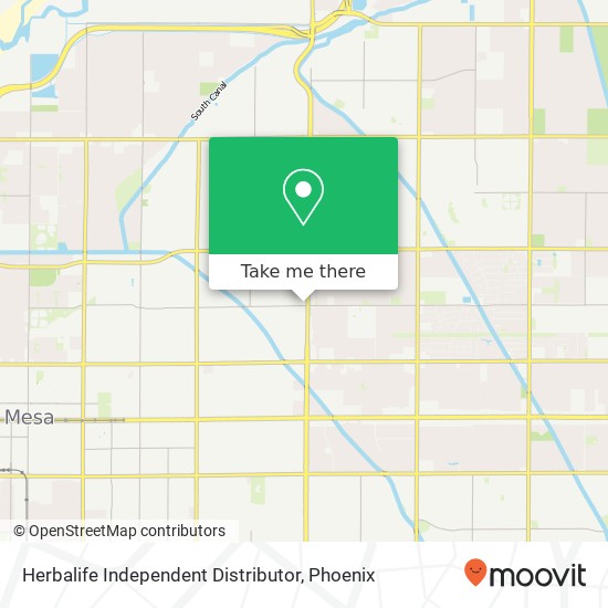 Mapa de Herbalife Independent Distributor, 1952 E 8th St Mesa, AZ 85203