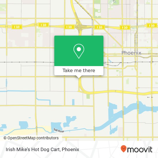 Mapa de Irish Mike's Hot Dog Cart, S 23rd Ave Phoenix, AZ 85009