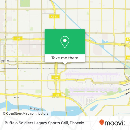 Mapa de Buffalo Soldiers Legacy Sports Grill