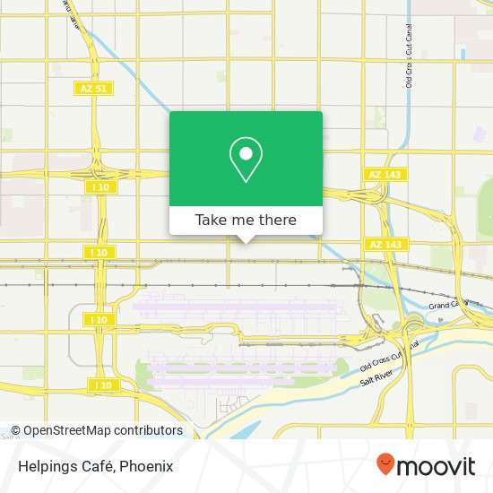 Mapa de Helpings Café, 3333 E Van Buren St Phoenix, AZ 85008