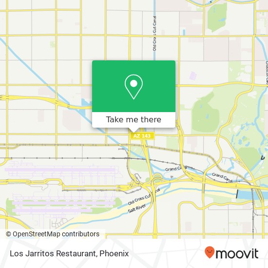 Mapa de Los Jarritos Restaurant, 4630 E Van Buren St Phoenix, AZ 85008