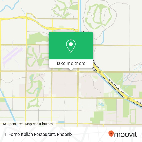 Mapa de Il Forno Italian Restaurant, 6606 E McKellips Rd Mesa, AZ 85215