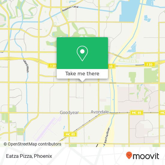 Eatza Pizza, 13530 W Van Buren St Goodyear, AZ 85338 map