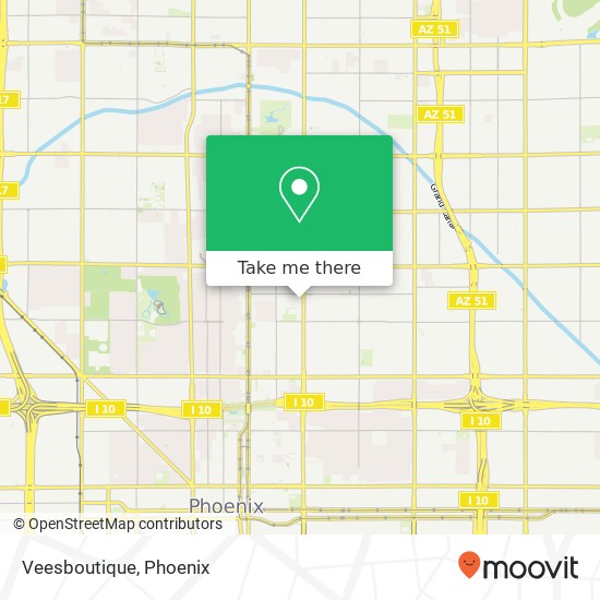 Mapa de Veesboutique, 2530 N 7th St Phoenix, AZ 85006